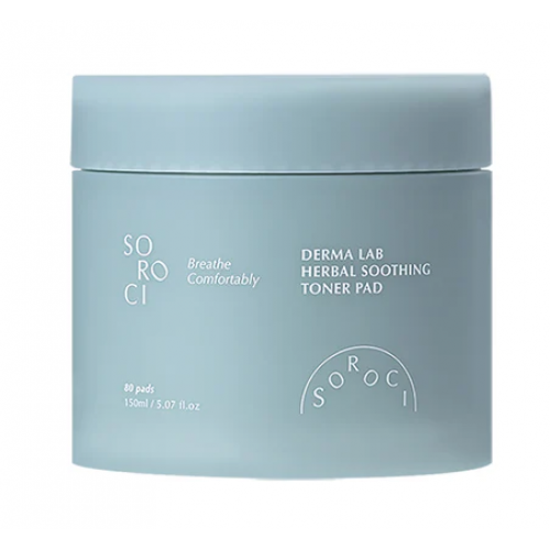 Soroci Derma Lab Herbal Soothing Toner Pad Raminamieji toniko padeliai