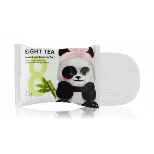 BOM Tea Lip and Eye Remover Pad Valomieji diskeliai