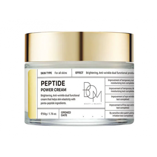 BOM Peptide Power Cream Veido kremas su peptidais ir auksu