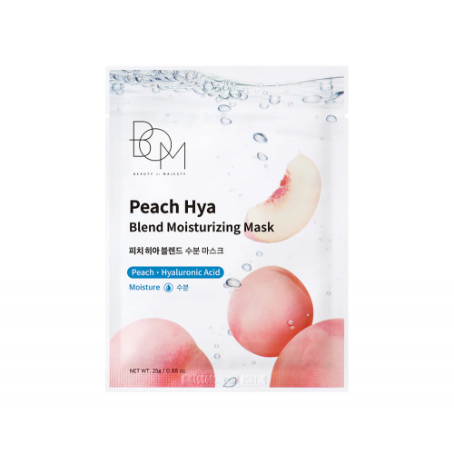 BOM BOM Peach Hya Blend Moisturizing Mask 1 pc.