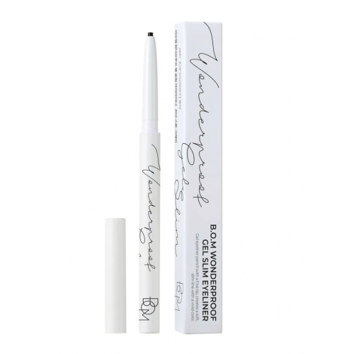 BOM Wonderproof Gel Slim Eyeliner Gelinis akių pravedimas