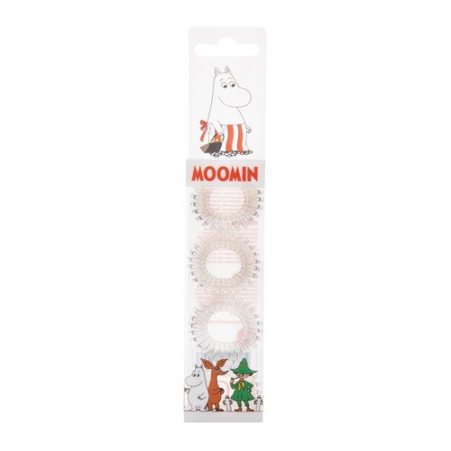 MOOMIN MOOMIN Hair Ring Transparent 4 pcs