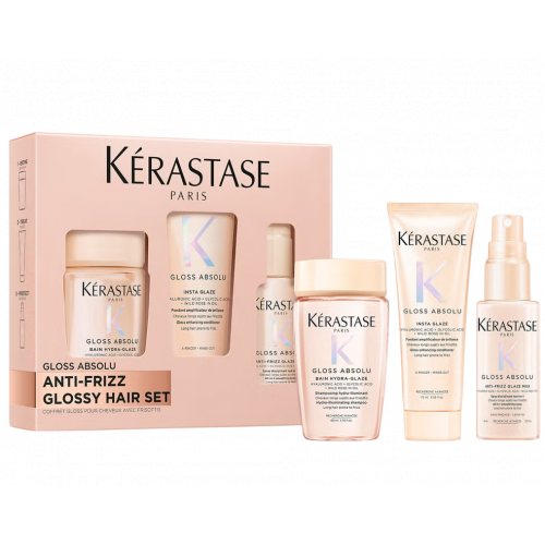 Kerastase Gloss Absolu Anti - Frizz Glossy Hair Set Plaukų priežiūros rinkinys