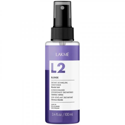 Lakme L2 Blonde Instant Detangling Conditioner Nenuplaunamas kondicionierius šviesiems plaukams
