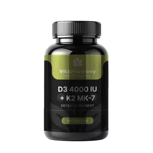 Vitalharmony D3 4000 + K2 Maisto papildas