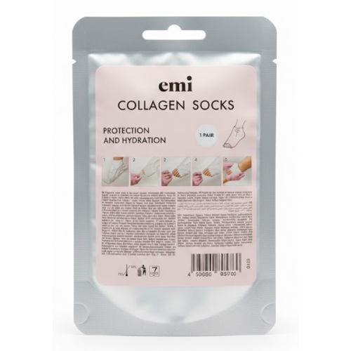 E.Mi Collagen Socks Kolageno kojinės pėdų priežiūrai