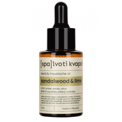 Spalvoti Kvapai Beard & Moustache Oil Barzdos ir ūsų aliejus