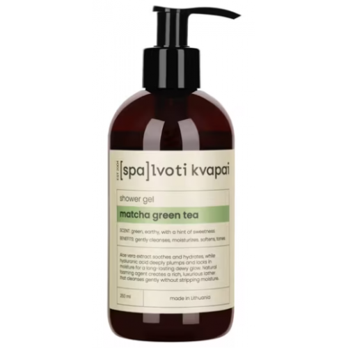 Spalvoti Kvapai Shower Gel Matcha Green Tea Dušo gelis
