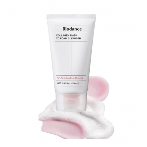Biodance Collagen Mask To Foam Cleanser Kaukė ir valomosiomis putos 2-1