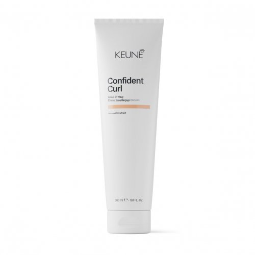 Keune Confident Curl Leave-in Wavy Nenuplaunamas plaukų kremas banguotiems plaukams