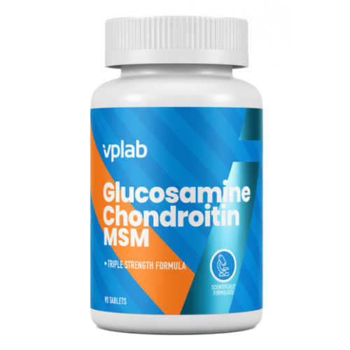 VPLab Nutrition Glucosamine Chondroitin MSM Maisto papildas su gliukozaminu, chondroitinu ir MSM