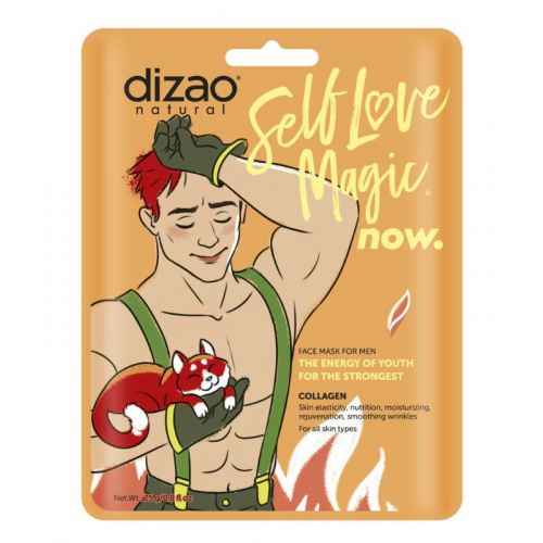 Dizao Face Mask For Men Sejas maska vīriešiem ar kolagēnu