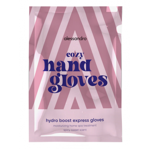 Alessandro Cozy Hydro Boost Express Hand Gloves Momentinė rankų kaukė su hialuronu ir niacinamidu