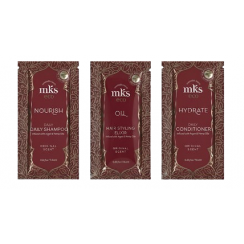 MKS eco Original Set Plaukų priežiūros mėginių rinkinys