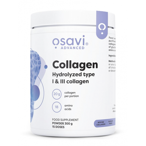 Osavi Collagen Peptides - Hydrolyzed Type 1 & 3 Hidrolizēti kolagēna peptīdi (I un III tipi)
