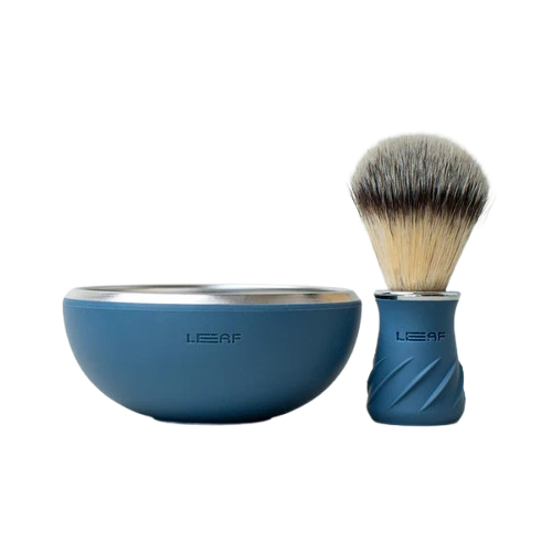 Leaf Shave Shave Bowl & Brush
