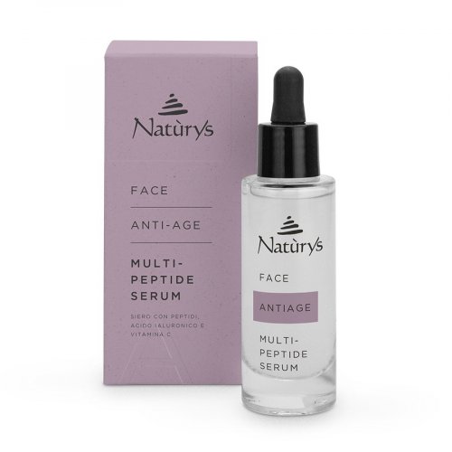 Natùrys Face Anti-Age Multi-Peptide Serum Serumas su peptidais ir hialurono rūgštimi