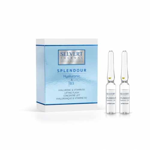 Selvert Thermal Hyaluronic & Vitamin B3 Lifting Flash Liftinguojantis koncentratas su hialurono rūgštimi bei vitaminu B3