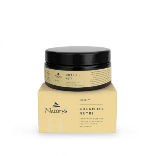 Natùrys Body Cream Oil Nutri Maitinamasis kūno kremas su salierų kamieninėmis ląstelėmis