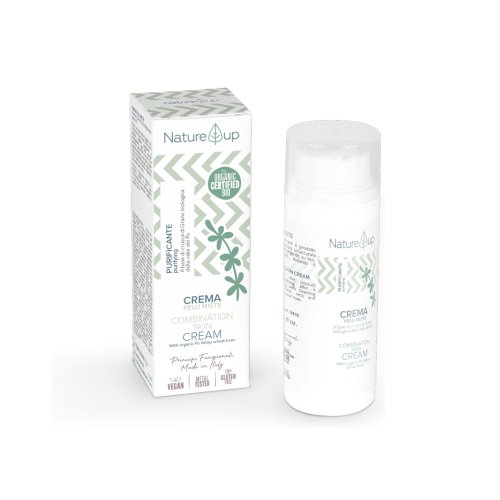 Naturys Nature Up Combination Skin Face Cream Kremas mišriai ir riebiai odai su kviečių sėlenomis