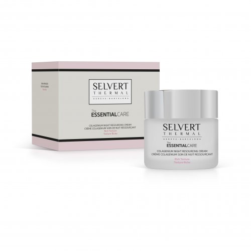 Selvert Thermal Colagenium Night Resourcing Cream Rich Texture Nakts krēms ar kolagēnu