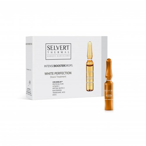 Selvert Thermal Intense Booster Drops - White Perfection Efektyvus koncentratas prieš odos pigmentaciją