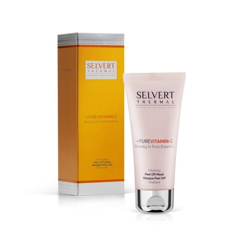 Selvert Thermal +Pure Vitamin-C Peel Off Mask Revitalizuojamoji kaukė su vitaminu C