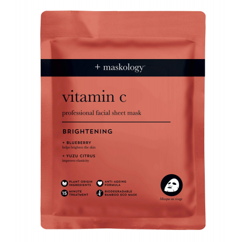Maskology Vitamin C Professional Sheet Mask Lakštinė veido kaukė su vitaminu C