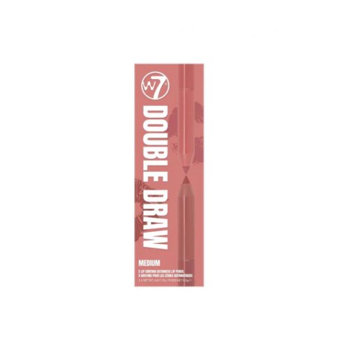 W7 Cosmetics Double Draw Lip Contour Duo Liners Lūpų kontūro pieštukų duetas