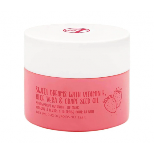 W7 Cosmetics Sweet Dreams Overnight Lip Mask Naktinė lūpų kaukė
