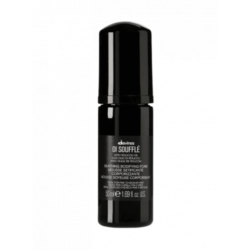 Davines Oi Soufflé Silkening Bodifying Foam Apimties ir šilko efekto suteikiančios plaukų putos