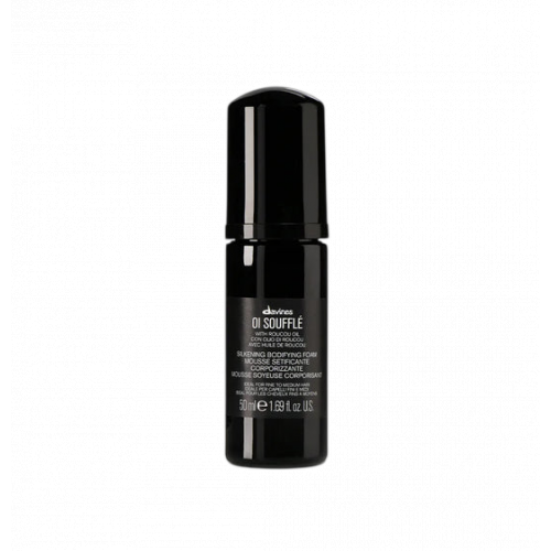 Davines Oi Soufflé Silkening Bodifying Foam Apimties ir šilko efekto suteikiančios plaukų putos