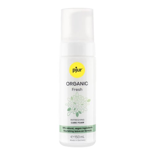 Pjur Organic Fresh Refreshing Care Foam Nenuplaunama intymios higienos priežiūros priemonė