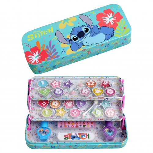Disney Disney Stitch Makeup Tin with 3 Folding Trays 1 pc.