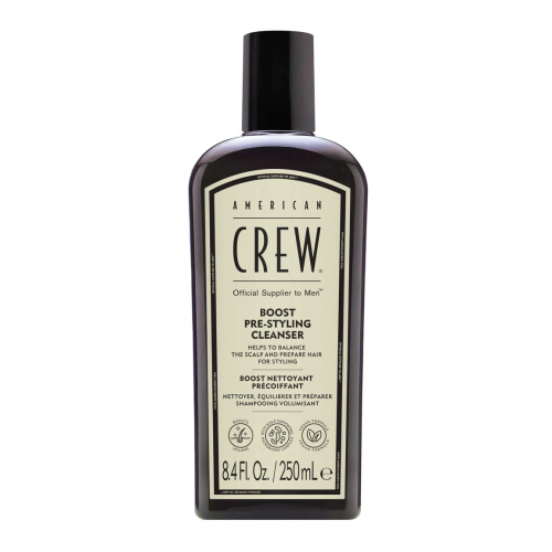 American crew Boost Pre-Styling Shampoo Šampūnas ploniems plaukams vyrams