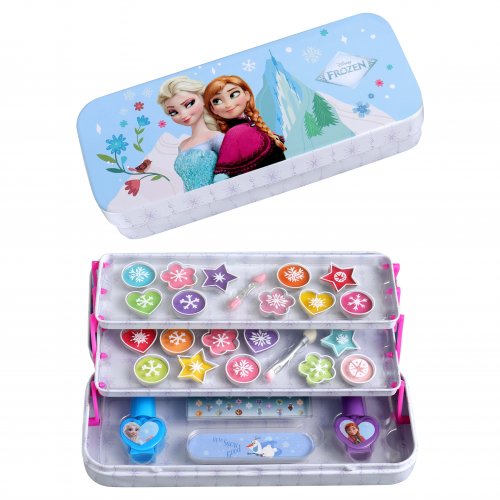 Disney Disney Frozen Makeup Tin with 3 Folding Trays 1 pc.