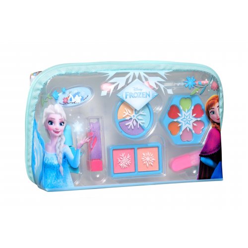 Disney Frozen Makeup Toiletry Bag Vaikiškas rinkinys su kosmetine
