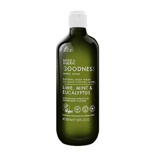 Baylis & Harding Goodness Awaken Lime, Mint & Eucalyptus Body Wash Kūno prausiklis
