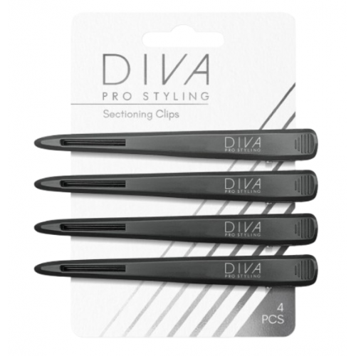 Diva Pro Styling Sectioning Clips Segtukai