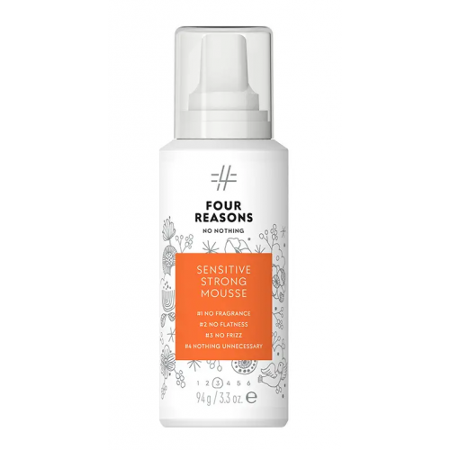 Four Reasons No Nothing Sensitive Strong Mousse Bekvapės stiprios fikscijos putos