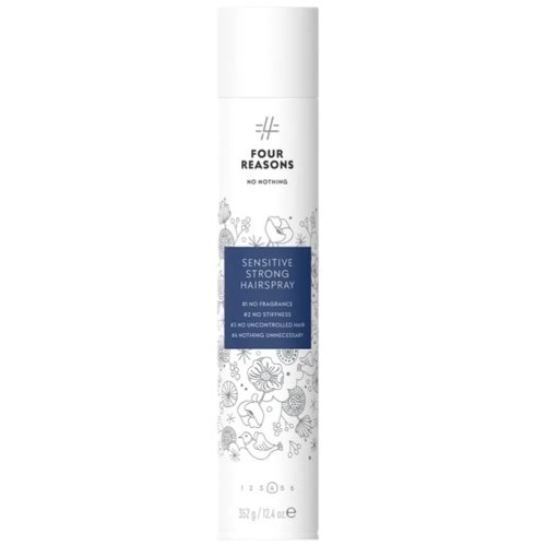 Four Reasons No Nothing Sensitive Strong Hairspray Lõhnatu juukselakk