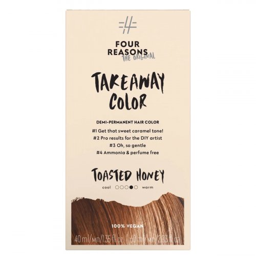 Photos - Hair Dye Four Reasons Four Reasons Original Takeaway Demi-Permanent Hair Color 7.74 Toasted Honey KS756362