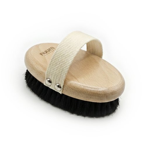 Nuum Cosmetics Dry Exfoliating Body Brush with Copper Masažinis kūno šveitimo šepetys su variu