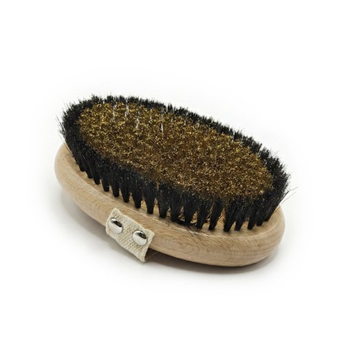 Nuum Cosmetics Dry Exfoliating Body Brush with Copper Masažinis kūno šveitimo šepetys su variu