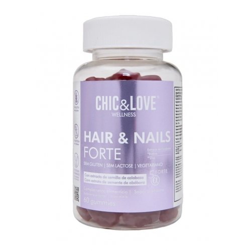 Chic & Love Hair & Nails Forte Maisto papildas nagams ir plaukams