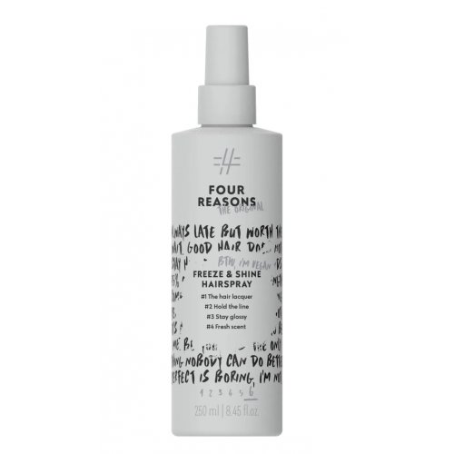 Four Reasons Original Freeze & Shine Hairspray Labai stiprios fiksacijos plaukų lakas