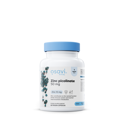 Osavi Zinc Picolinate Maisto papildas Cinko pikolinatas 50 mg