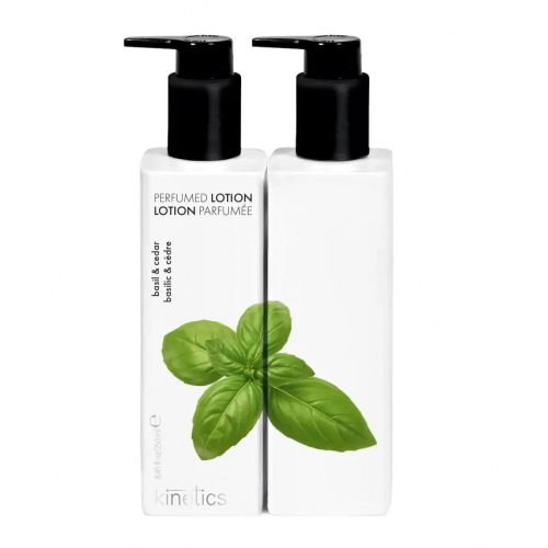 Kinetics Hand & Body Lotion Basil & Cedar Parfumuotas losjonas rankoms ir kūnui