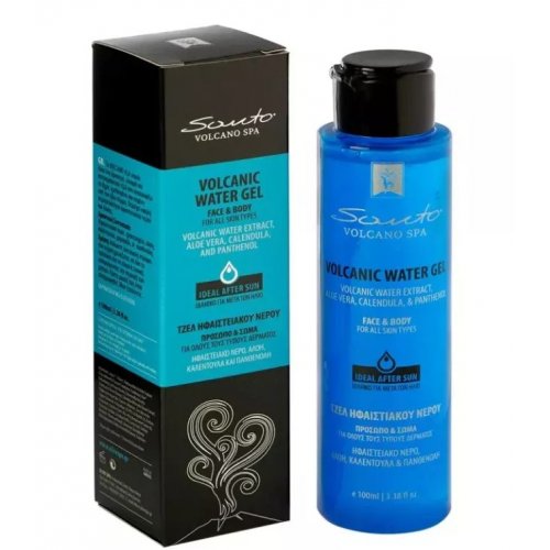 Santo Volcano Spa Volcanic Water Gel Gelis po deginimosi