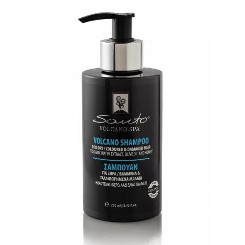 Santo Volcano Spa Volcano Shampoo For Dry, Coloured, Damaged Hair Šampūnas sausiems, dažytiems ir pažeistiems plaukams
